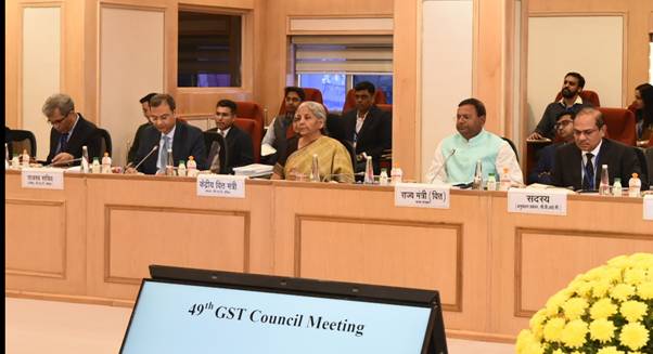 Recommendations of 49th GST Council Meeting