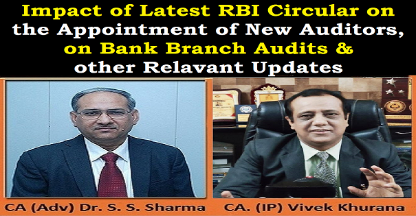 Revised Guidelines for Appointment / Re-appointment of Statutory Branch Auditors of Public Sector Banks