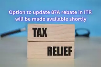 Income tax dept allow eligible taxpayers to claim section 87A tax rebate for FY 2023-24