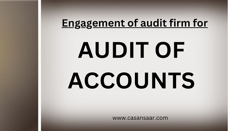 Appointment of Auditors for Audit of Annual Accounts