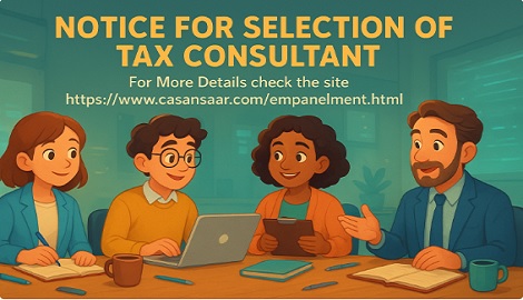 Appointment of CA firm As a Tax Advisory Service