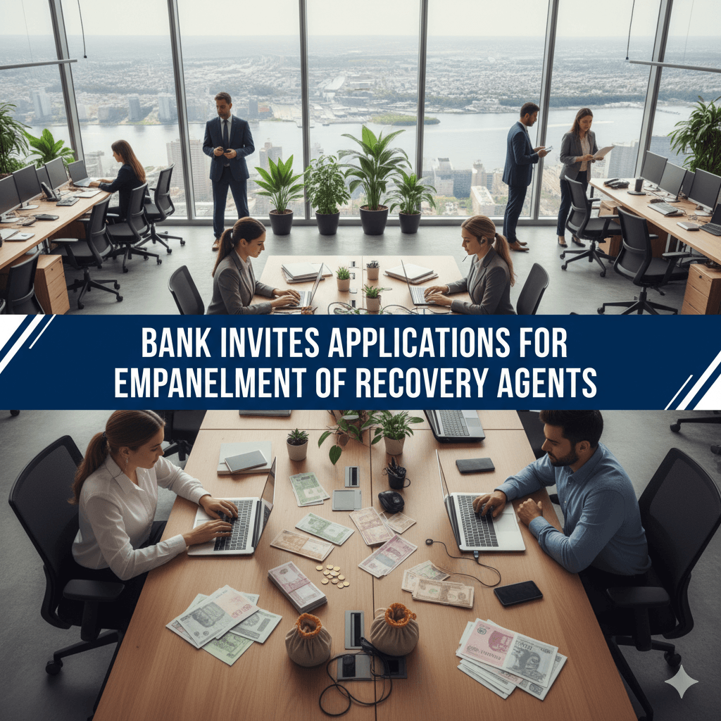 Bank Seeks Empanelment of Recovery, Enforcement & Asset Investigation Agents