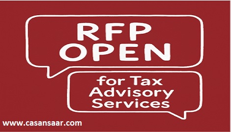 Request for Proposal for Appointment of CA Firm as Tax Advisor 