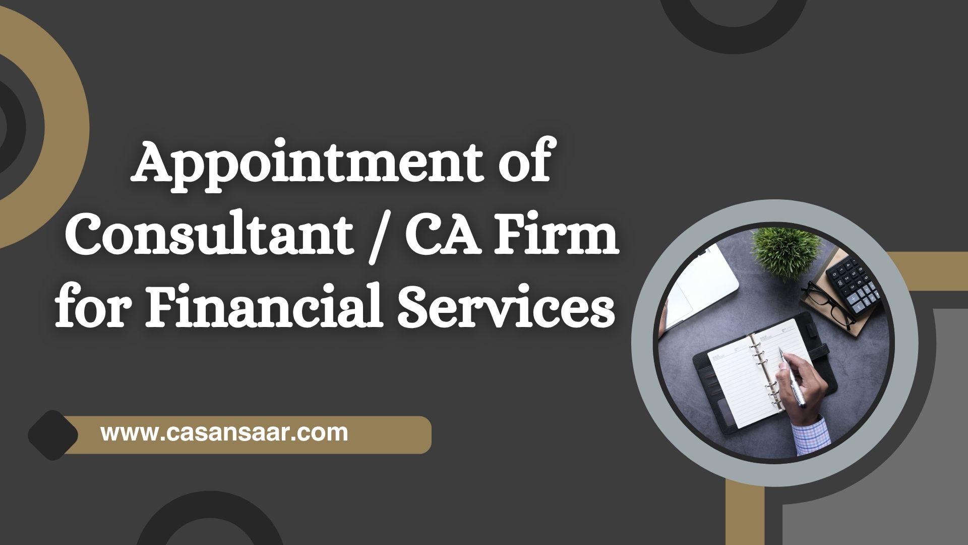 Extension Notice for CA firm for Preparation of Accounts & Other Related work 