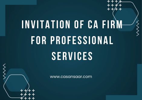Extension Notice from CA firm for Preparation of Accounts & Other Related Work 