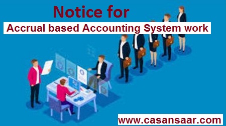 Selection of CA firm for Service of Accrual Based Double Entry Accounting System