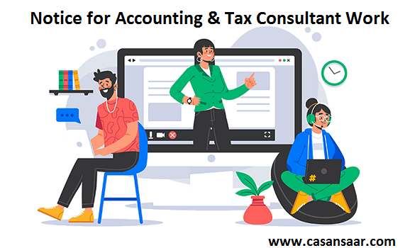 Engagement of Audit firm for Providing Accounting, Finance & Taxation work