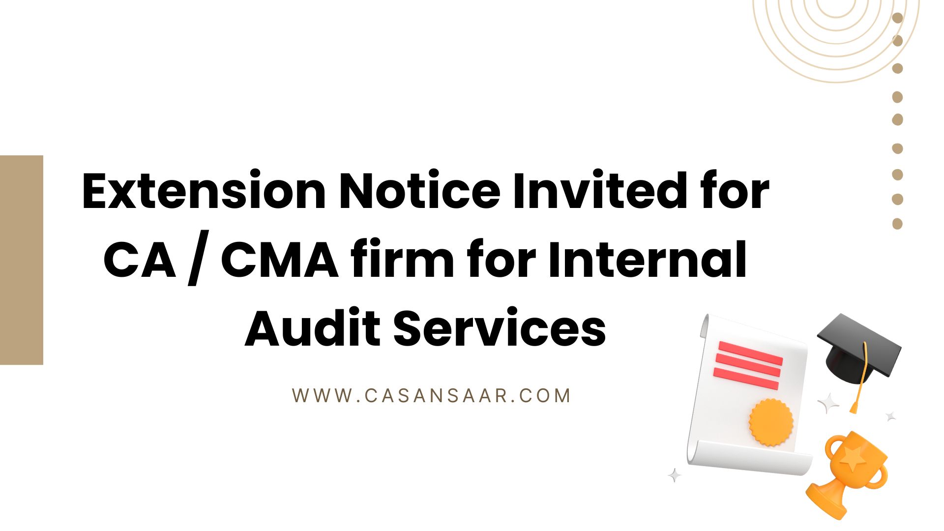 Appointment of CA / CMA firms for Internal Audit