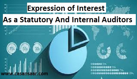 Application Invited from CA firm for Statutory & Internal Audit Services 