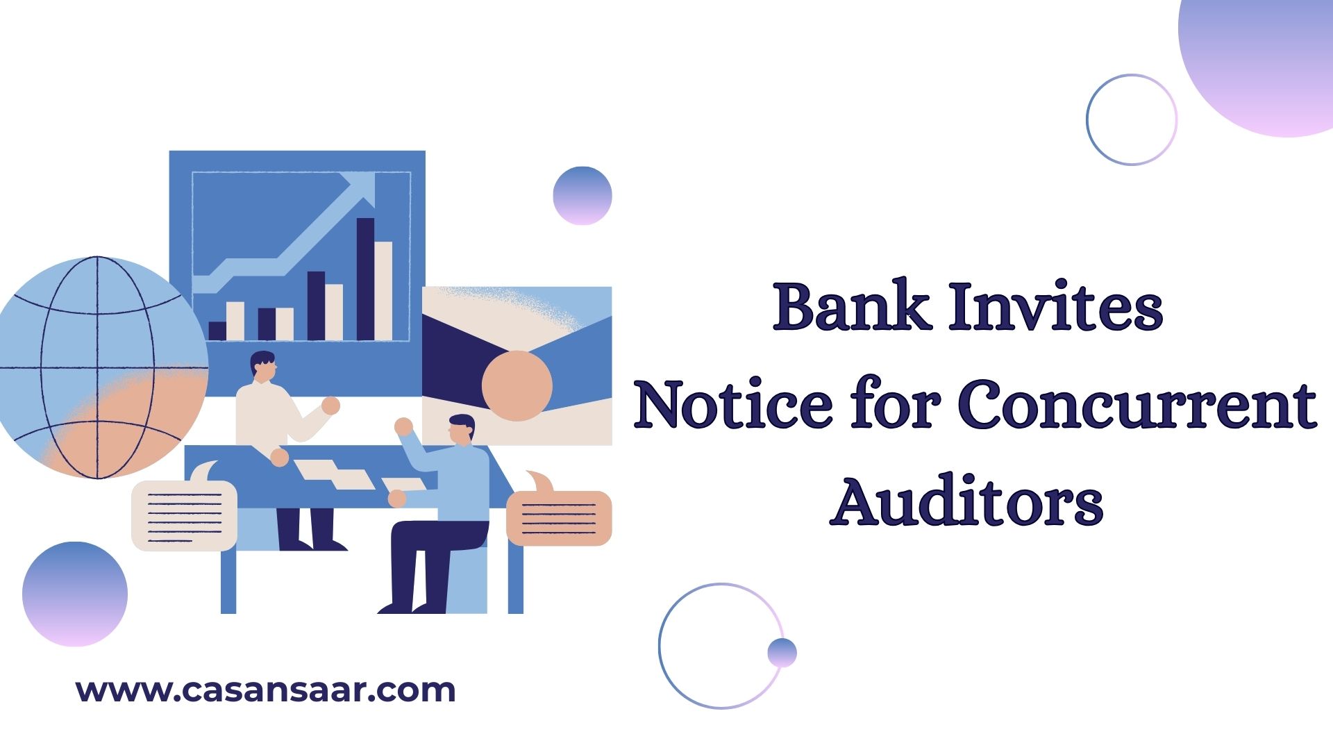 Bank Invites Application form for Concurrent & Revenue Auditors 