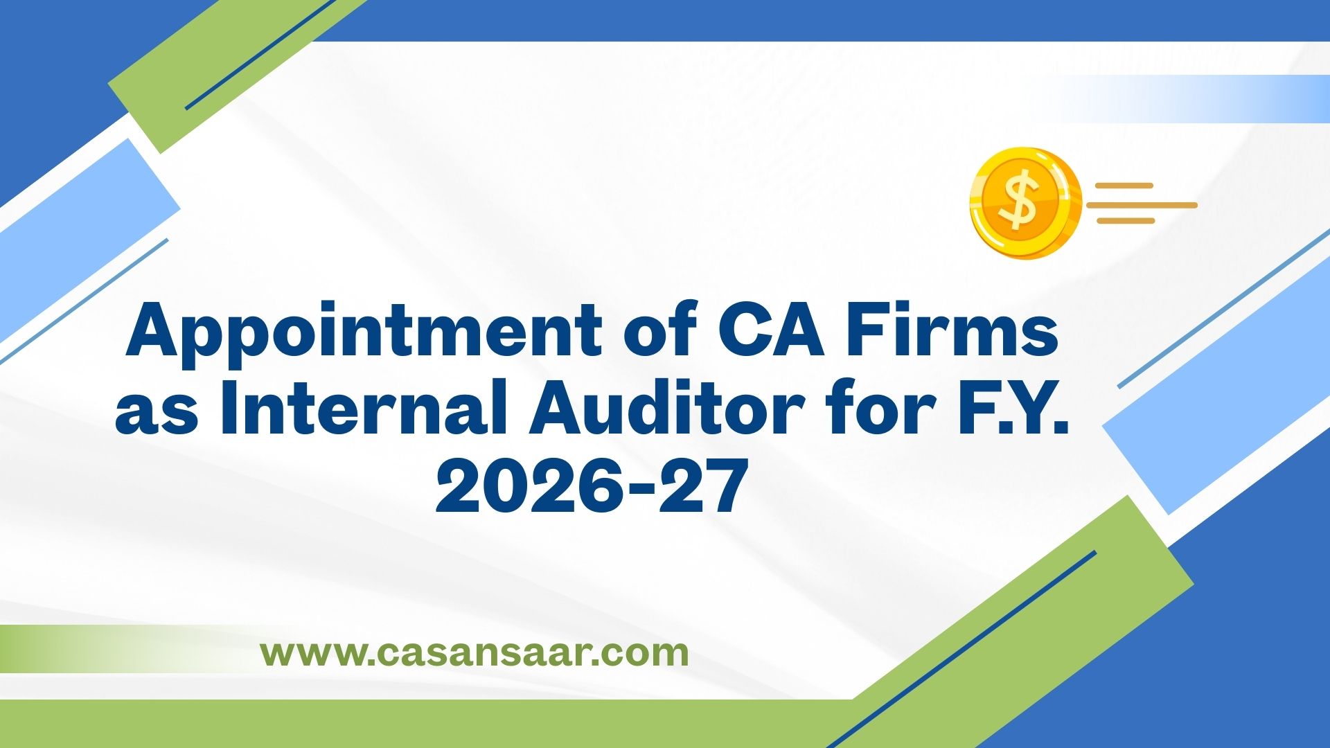 Request for Proposal (RFP) for Hiring of CA firm for Internal Audit