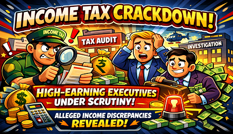 Income Tax Department Targets High-Earning Executives Over Alleged Income Discrepancies