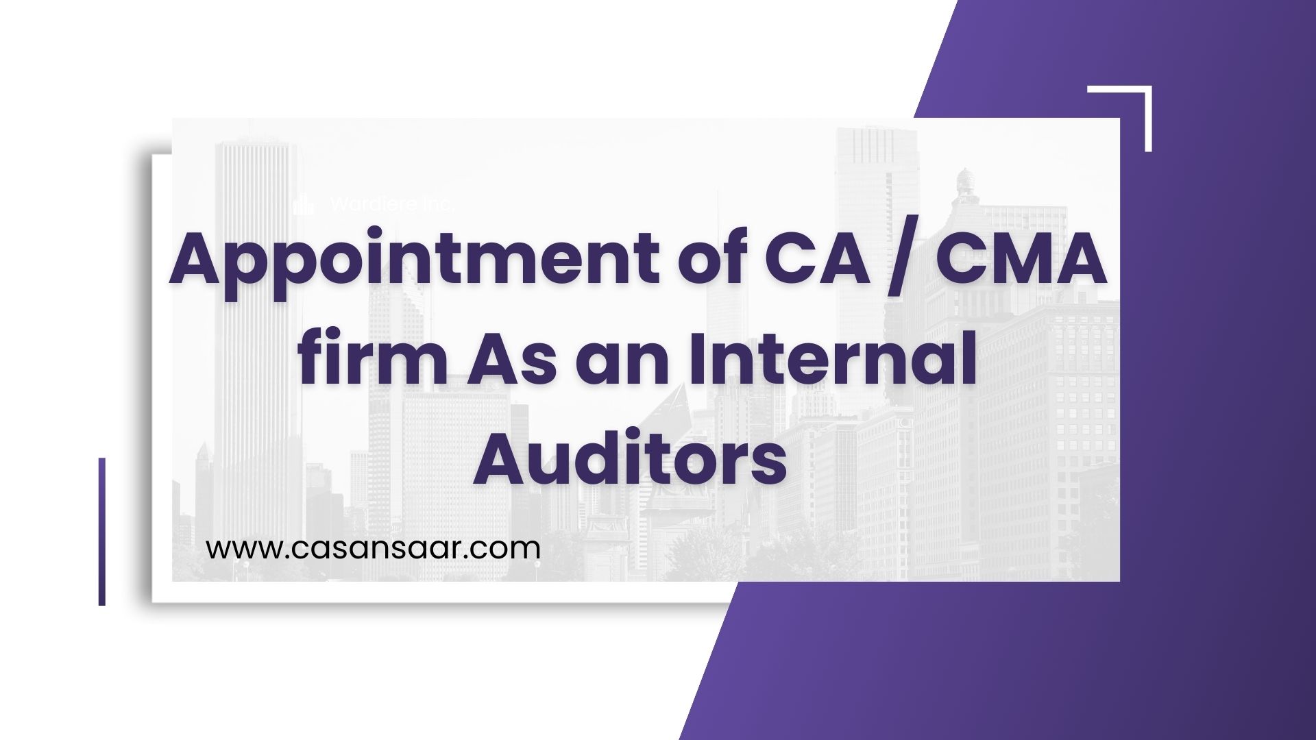 Appointment of Internal Auditors for a period of 2 years