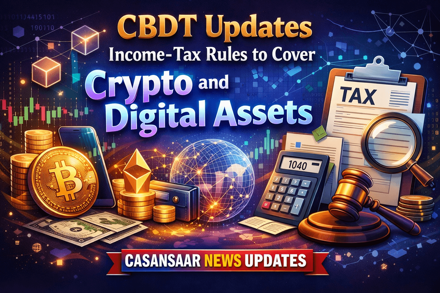 CBDT Updates Income-tax Rules to Cover Crypto and Digital Assets