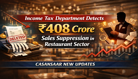 Income tax Dept. carries out nation-wide verification exercise on  Restaurants suppressing turnover