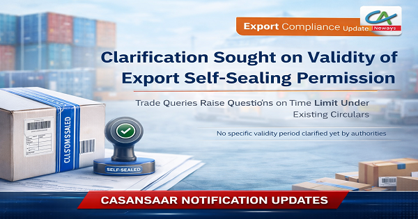 CBIC Clarifies No Expiry for Self-Sealing Approval