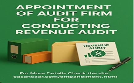 Notice Inviting Empanelment of Revenue Audit 