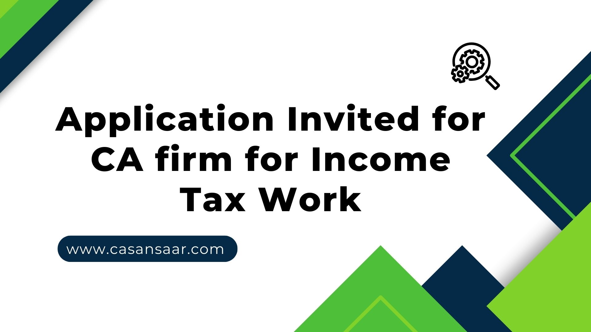Extension Notice for Engagement of CA/CMA Firms for Income Tax Services
