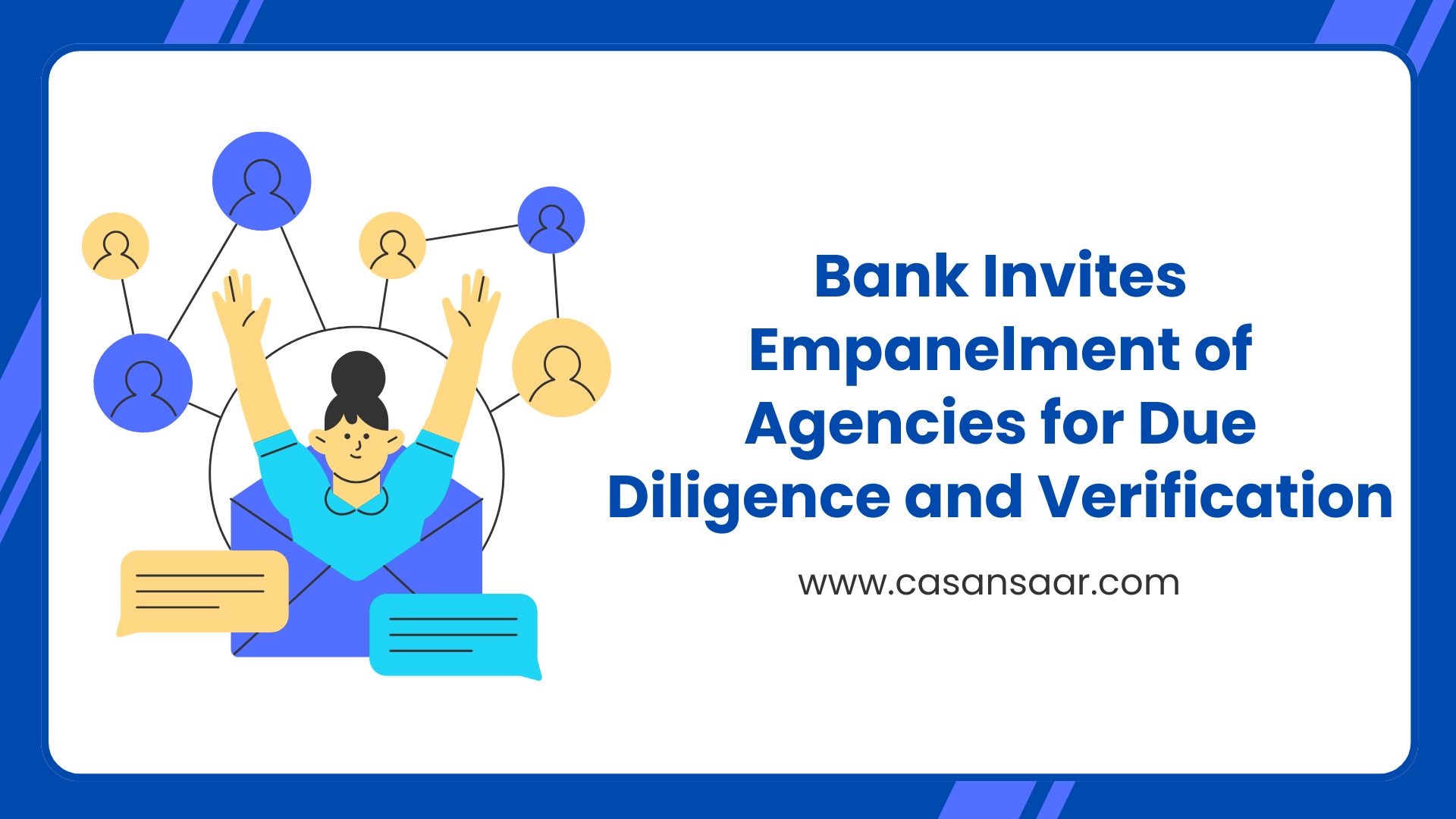 Extension Notice for Third Party Agencies for Conducting Due Diligence  
