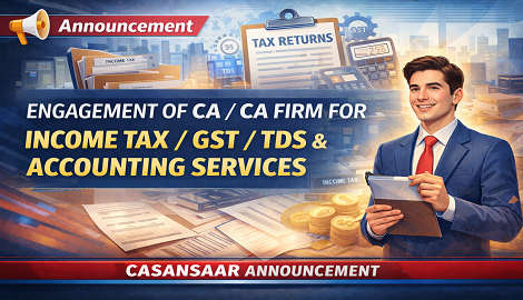 Appointment of CA firm as a GST, IT, TDS and Pre-Audit Consultant