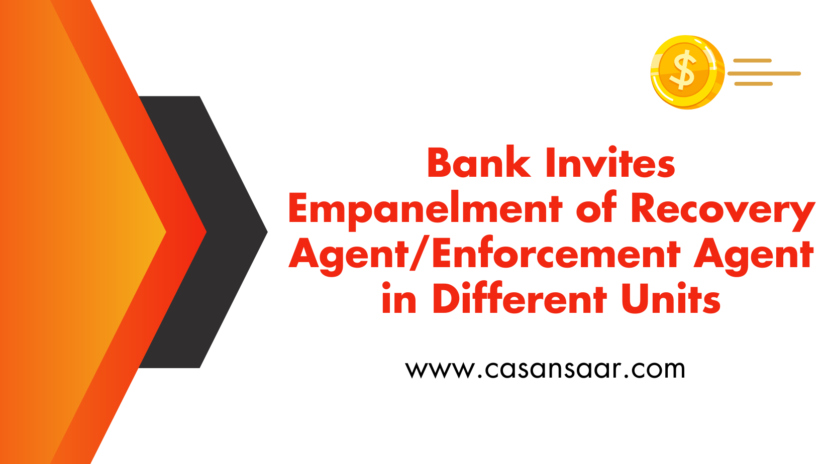 Bank Invites Empanelment of Recovery Agency 