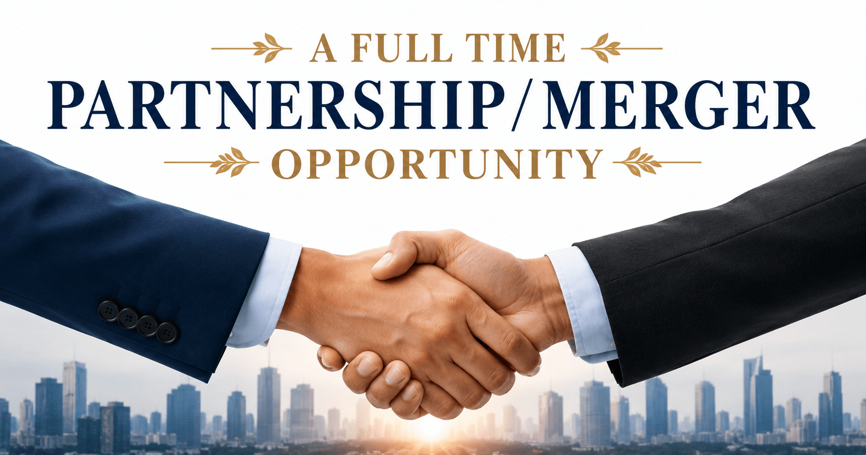 Invitation for full time Partnership / Merger opportunity