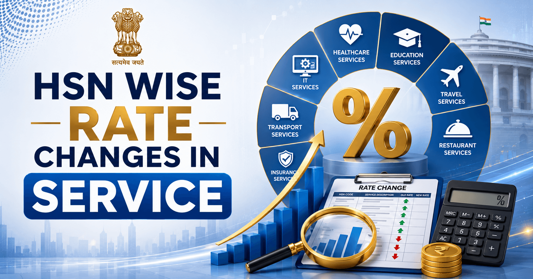 HSN WISE RATE CHANGES IN SERVICE