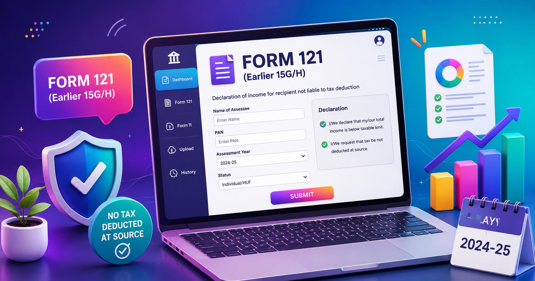 Computerization of Form 121 (Earlier 15G/H)