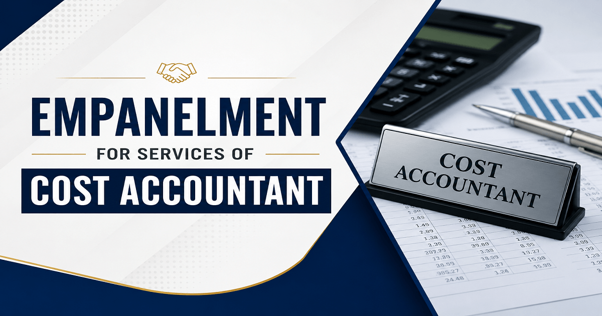 RFP for Empanelment of Cost Auditor Firms & LLPs
