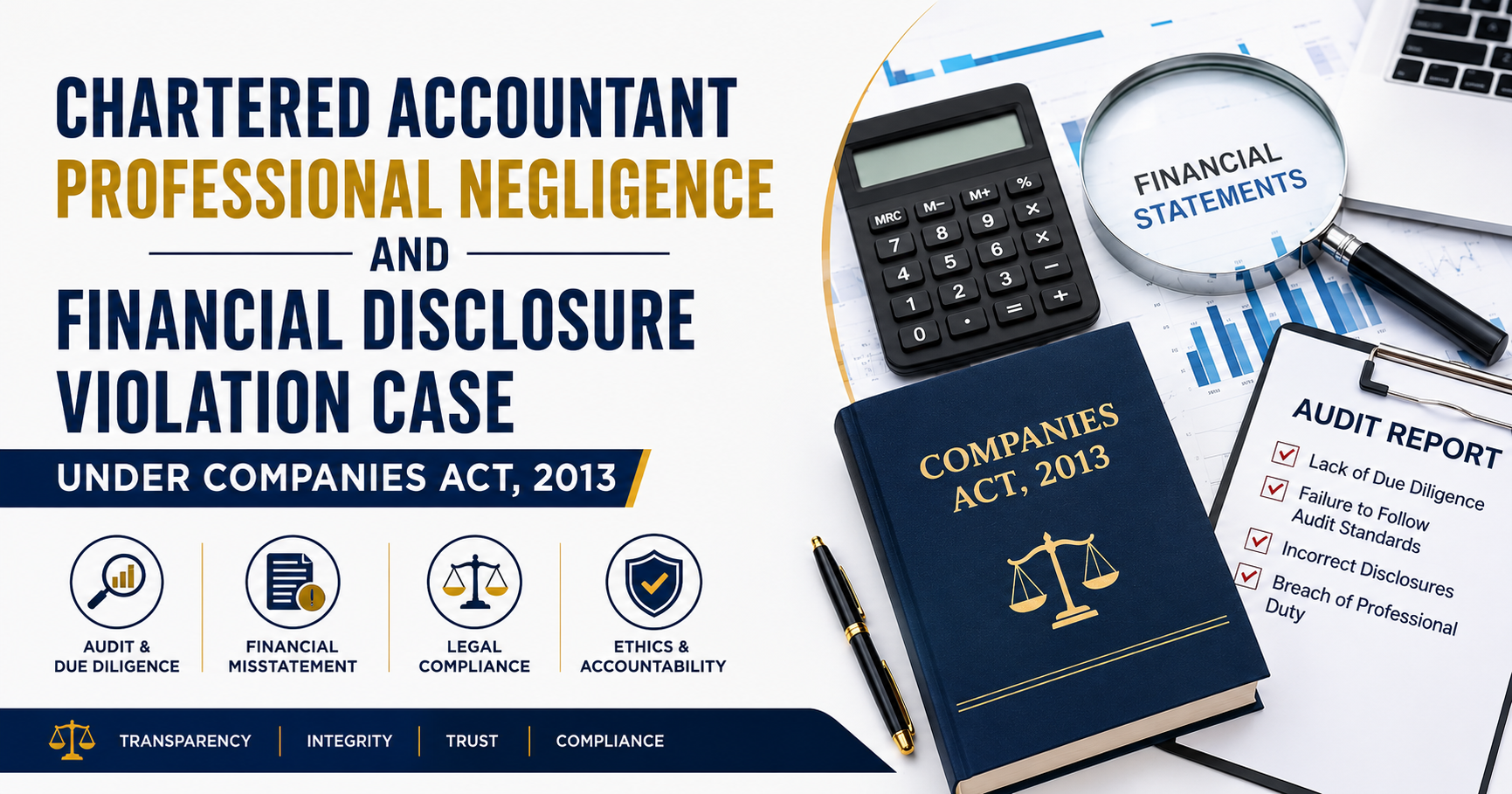 Chartered Accountant Professional Negligence and Financial Disclosure Violation Case Under Companies Act, 2013