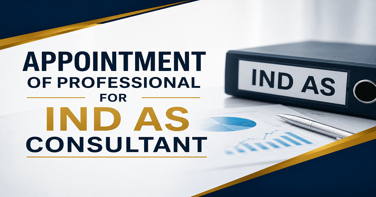 Appointment of Professional for Ind as Consultant