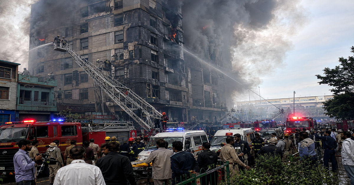Delhi Hotel Fire Claims 21 Lives; Gurugram CA Vivek Agarwal Among Victims