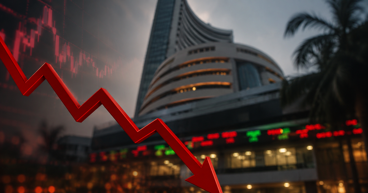 Indian Stock Markets End Slightly Lower as RBI Revises Growth Outlook and Flags Inflation Risks
