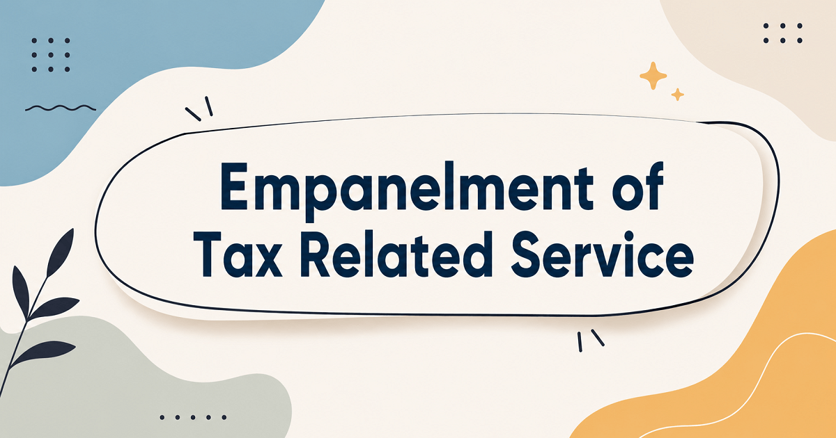 Tax Compliance Services Assignment: Applications Invited from CA Firms for TDS & Tax Return Filing