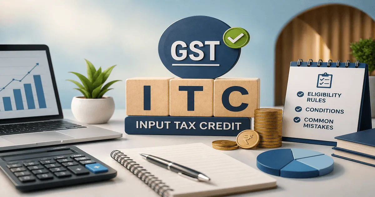Input Tax Credit (ITC) Under GST: Rules, Conditions, and Common Mistakes