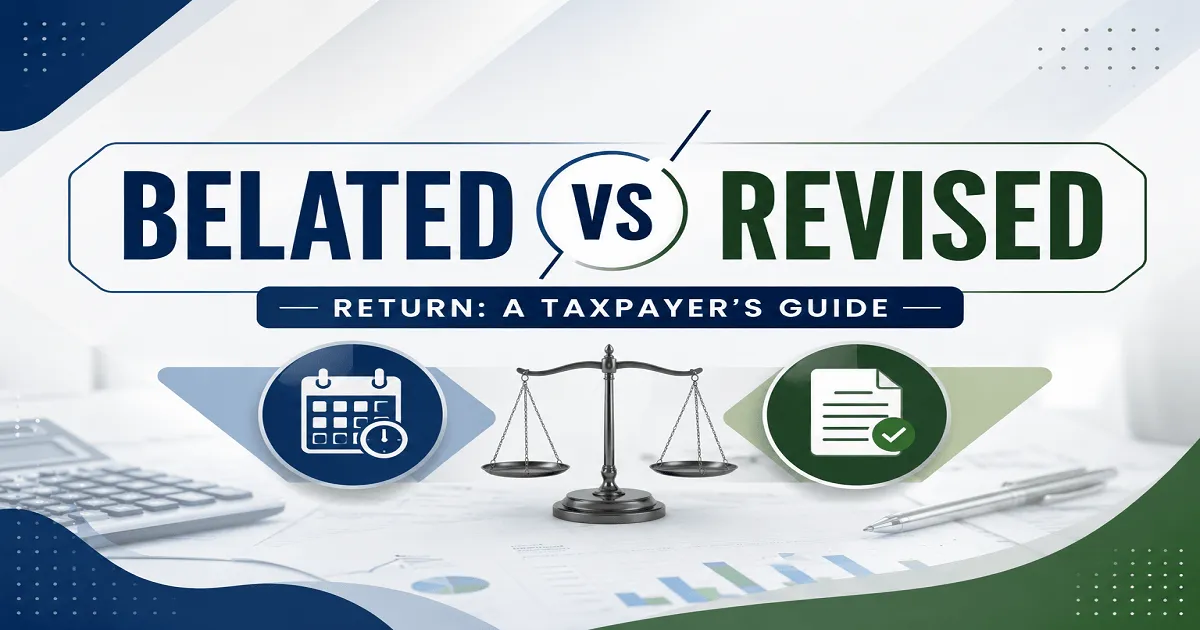 Belated vs Revised Return: A Taxpayer's Guide