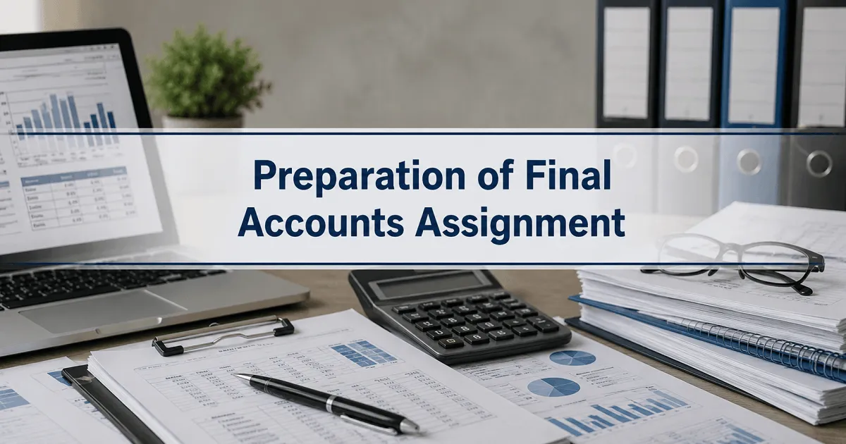 Preparation of Final Accounts Assignment Applications Invited from Professional Firms