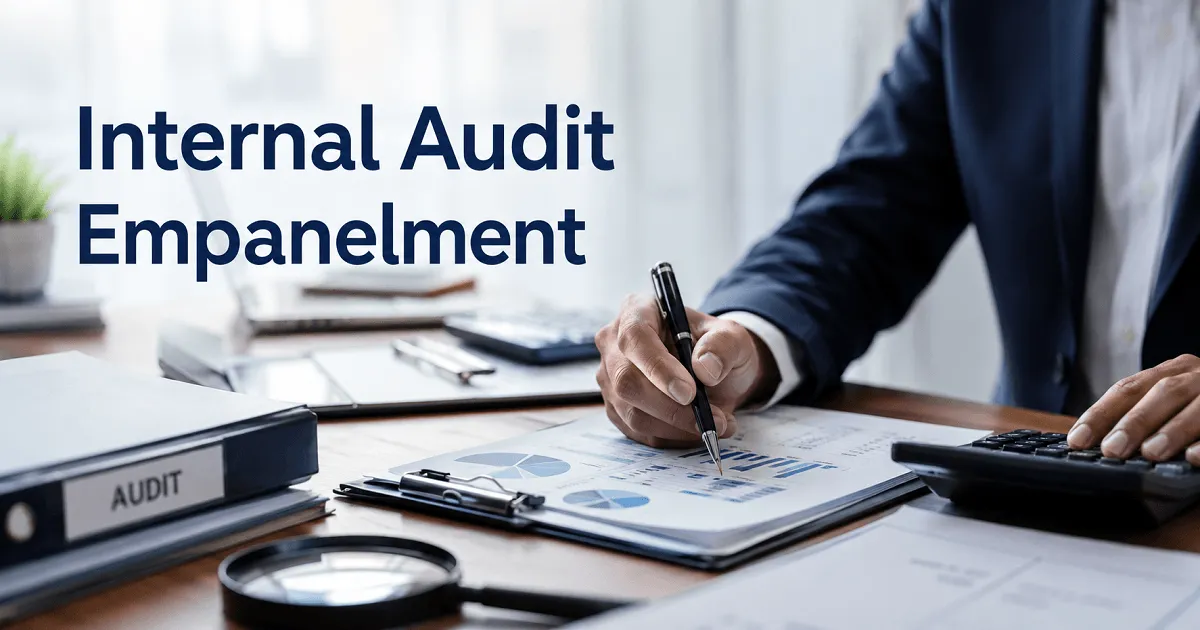 Internal Audit Empanelment: Applications Invited from CA/CMA Firms