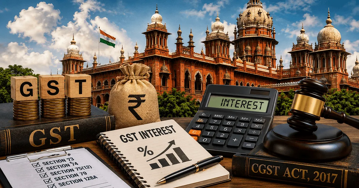 Madras HC Holds Subsequent Tax Payment Through DRC-03 Does Not Extinguish Section 50 Interest Liability