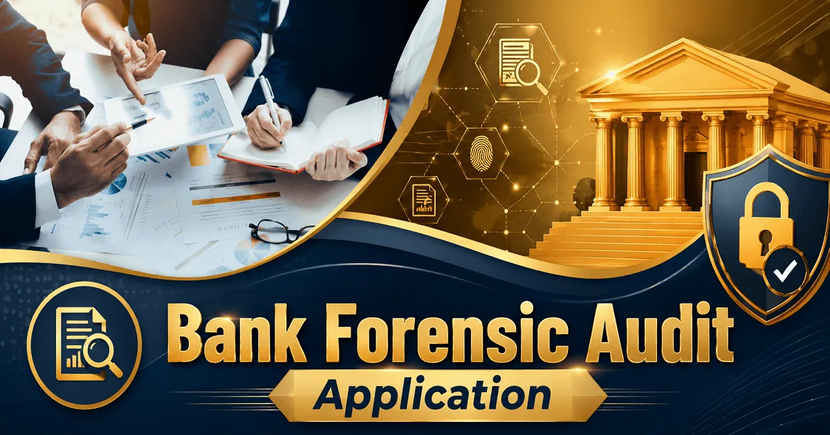 Forensic Audit Application Invited by the Bank for CA firm