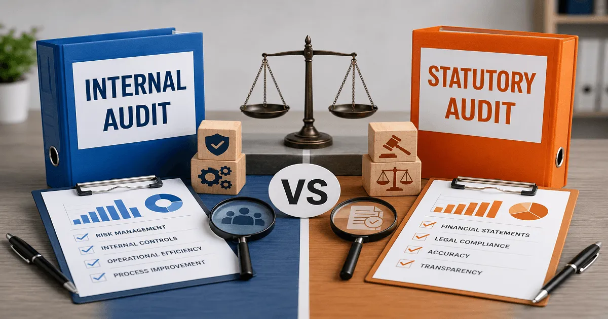 Internal Audit vs Statutory Audit: Key Differences Every Business Should Know