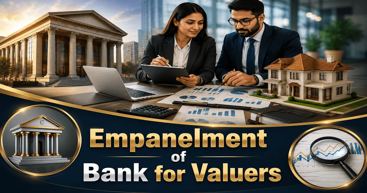 Bank Invites Applications for Empanelment of Valuers
