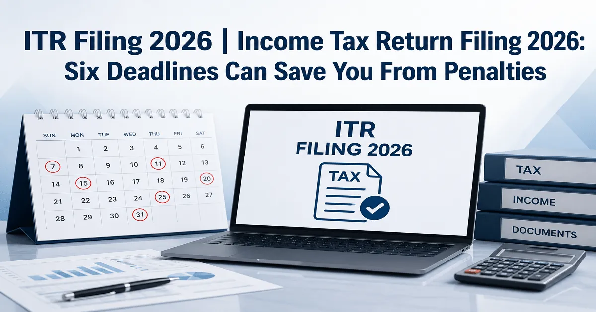 ITR Filing 2026 | Income Tax Return Filing 2026: Six Deadlines Can Save You From Penalties