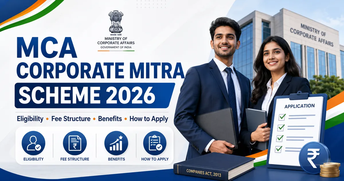 MCA Corporate Mitra Scheme: Eligibility, Fee Structure, Benefits & How to Apply