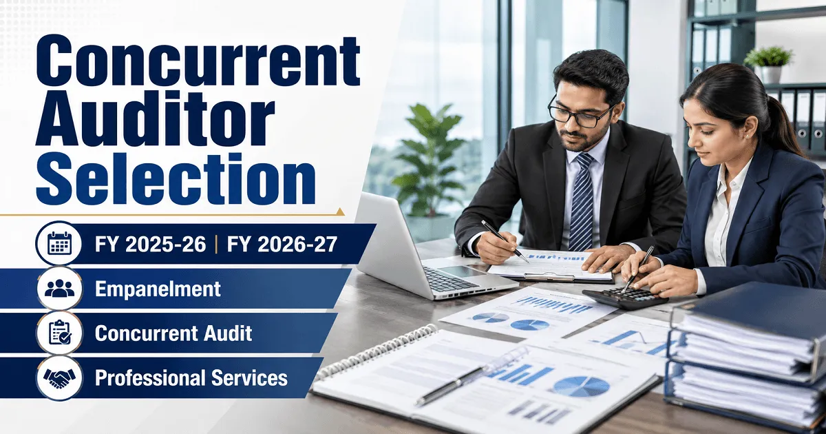 Concurrent Auditor Selection for FY 2025-26 & 2026-27