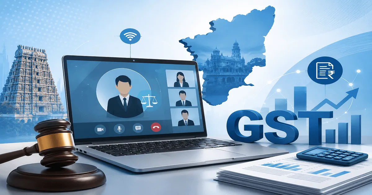 Tamil Nadu Introduces Virtual GST Hearings