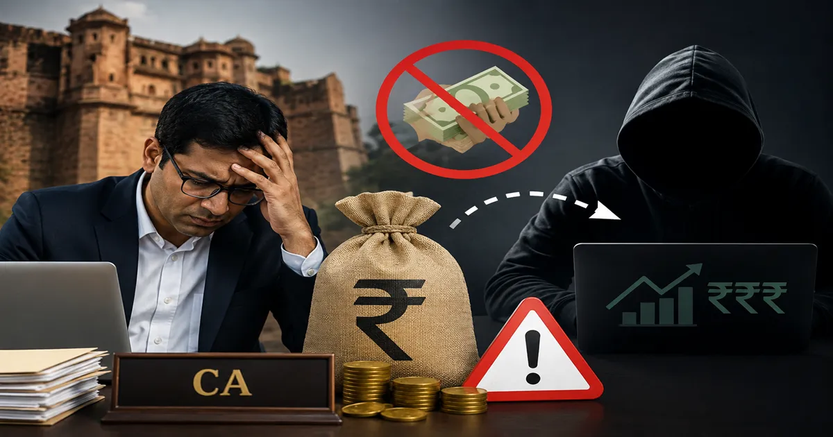 Chartered Accountant Loses Over ₹21 Crore in Fake Online Investment Scam
