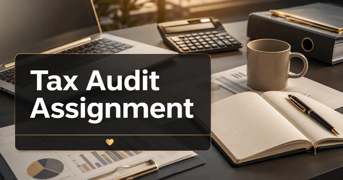 Tax Audit Assignment – Applications Invited from Eligible Auditors