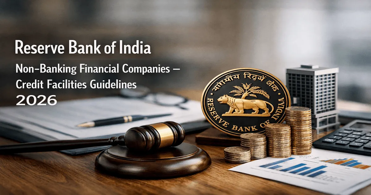 Reserve Bank of India (Non-Banking Financial Companies – Credit Facilities) Second Amendment Directions, 2026