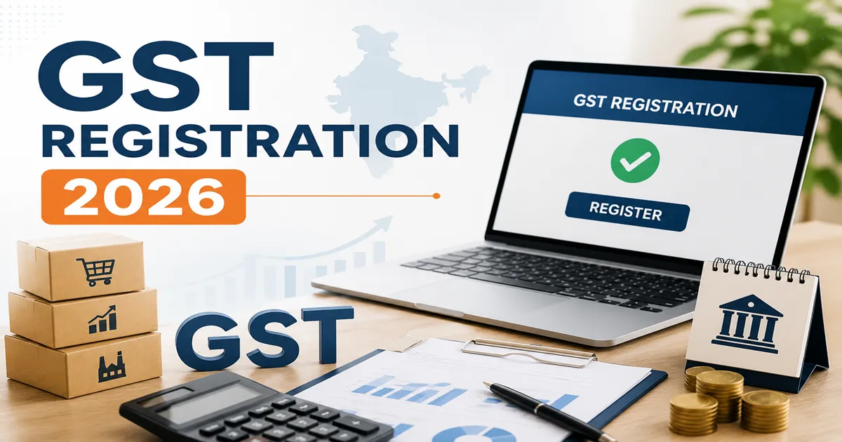 GST Registration 2026: Eligibility, Turnover Limit, Documents, Process & Latest Rules